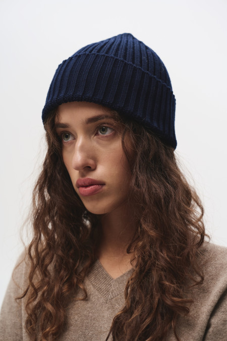 Navy Ribbed Beanie Navy Ribbed Beanie