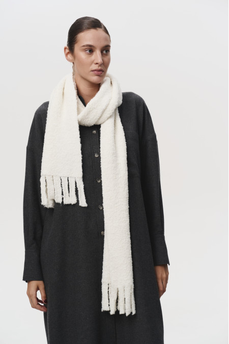 White Knitted Scarf White Knitted Scarf