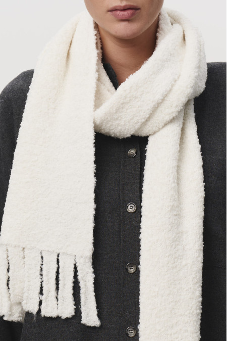 White Knitted Scarf White Knitted Scarf