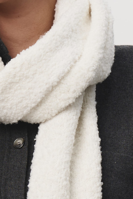 White Knitted Scarf White Knitted Scarf