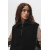 Black Knit Zipper Dickey