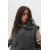 Grey Knit Zipper Dickey
