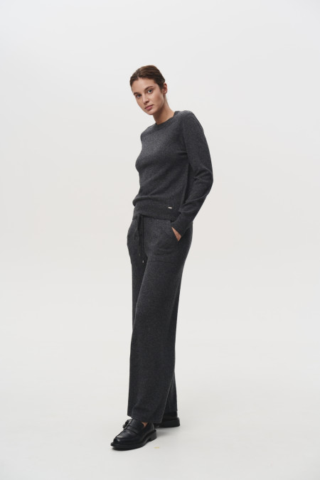 Basic Dark Grey Lambswool Jumper Basic Dark Grey Lambswool Jumper