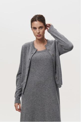 Basic Gray Lambswool Jacket