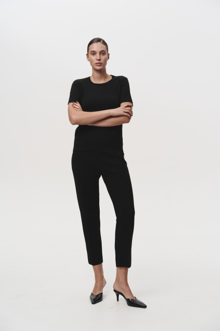 Basic Black Viscose Jumper Basic Black Viscose Jumper