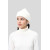 Soft Off-White Lambswool Fold Beanie
