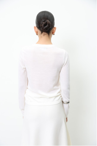 Off-White 100% Merino Wool Jumper