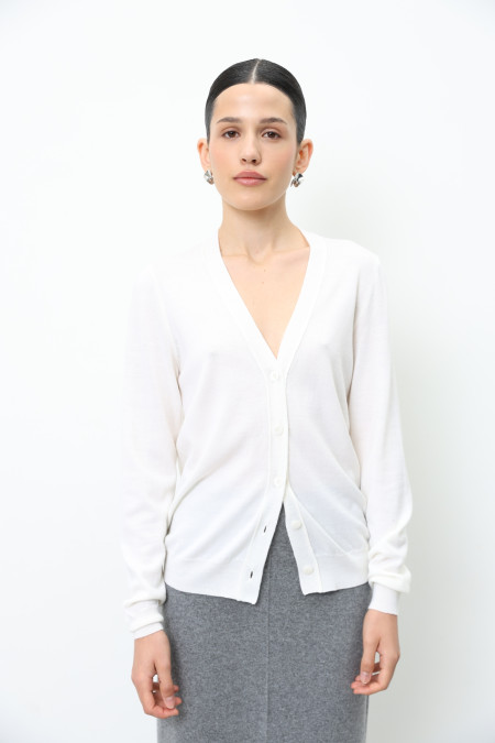 Off-White 100% Merino Wool Jacket Off-White 100% Merino Wool Jacket