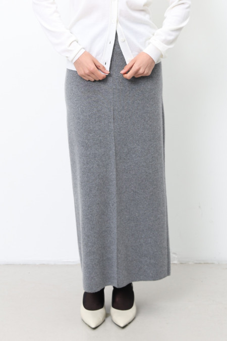 Gray Lambswool Maxi Skirt Gray Lambswool Maxi Skirt