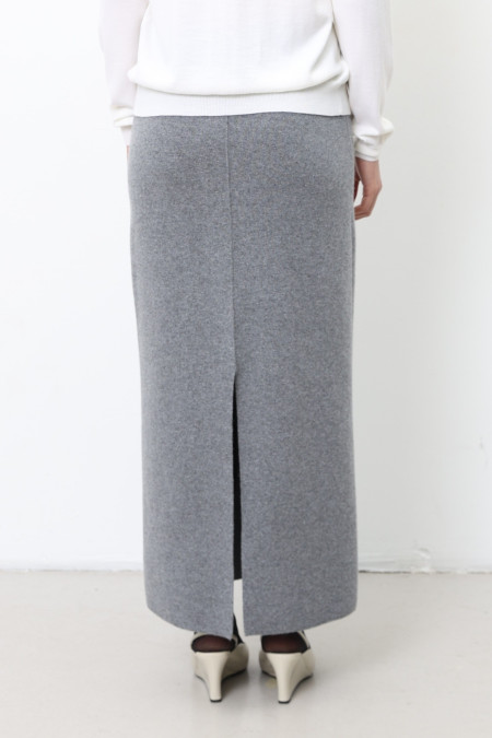 Gray Lambswool Maxi Skirt Gray Lambswool Maxi Skirt