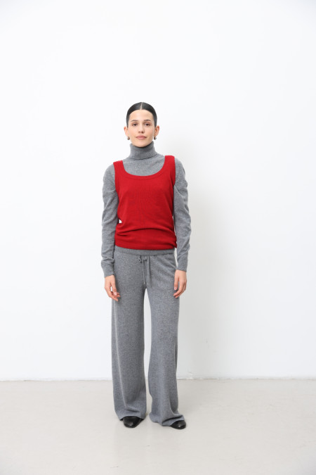 Basic Dark Red Lambswool Top Basic Dark Red Lambswool Top