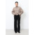 Black Straight Wool Pants