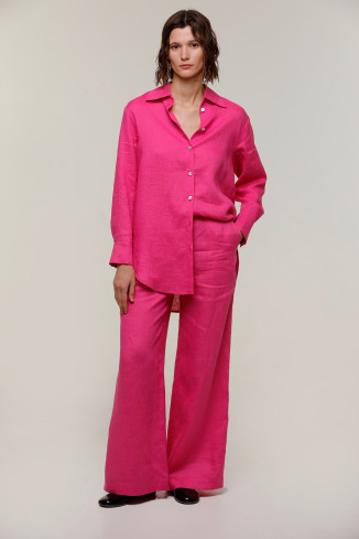 Blue Linen Pants