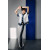 Off-White Knit Trousers With Contrasting Graphic Trim 
