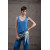 Blue Top With Raw Edges