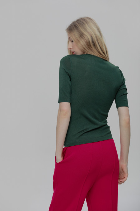 Berry Knitted Trousers Berry Knitted Trousers