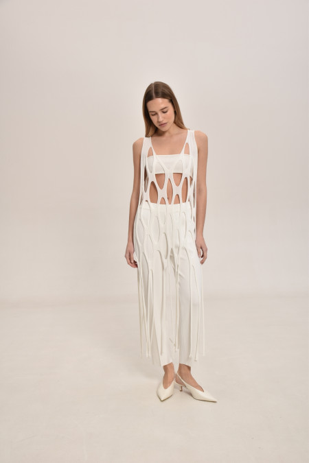 Off-White Knitted Trousers 