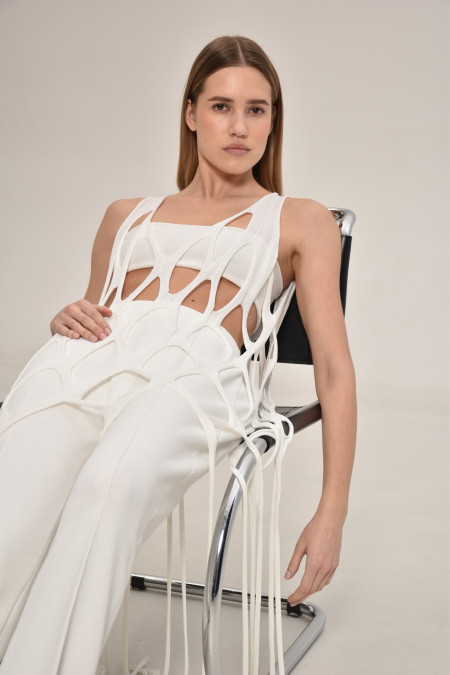 Off-White Knitted Trousers 