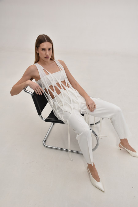 Off-White Knitted Trousers 