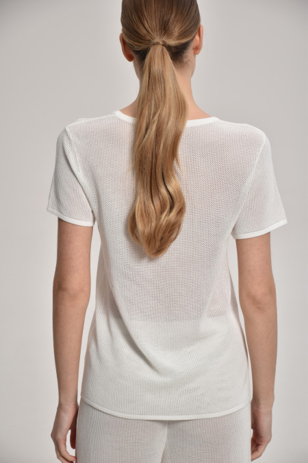 White Lace Mesh Jumper White Lace Mesh Jumper