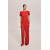 Red Lace Mesh Trousers 