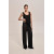 Black Lace Mesh Trousers 