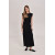 Black Lace Mesh Dress