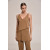 Dark Beige Viscose Knitted Top