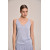 Blue Viscose Knitted Top