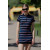 Striped Navy Polo Dress